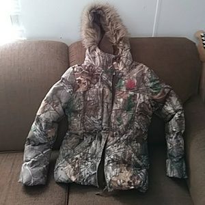 Women's Real Tree camo coat